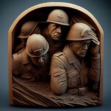 3D model Men of War Condemned Heroes game (STL)